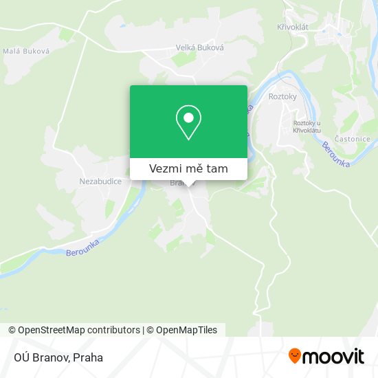 OÚ Branov mapa