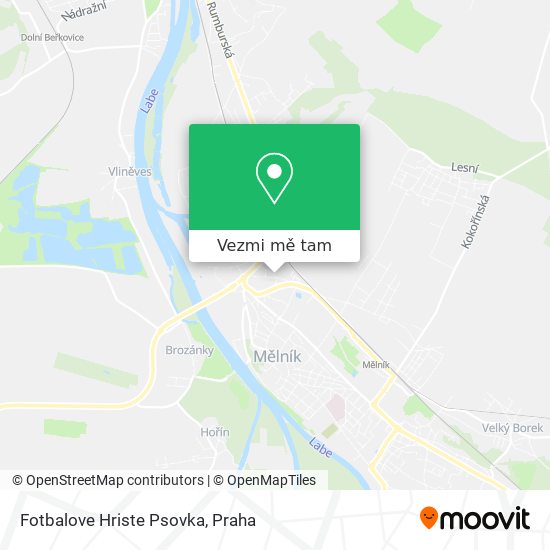 Fotbalove Hriste Psovka mapa