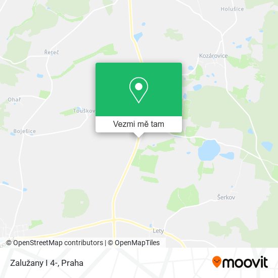 Zalužany I 4- mapa