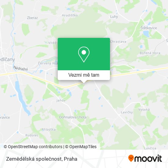 Zemědělská společnost mapa