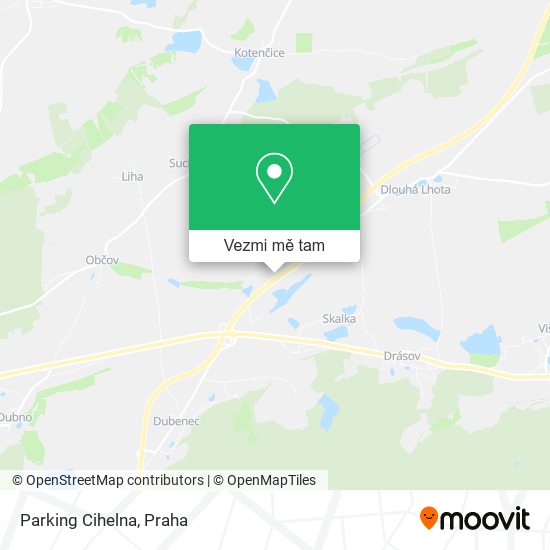 Parking Cihelna mapa