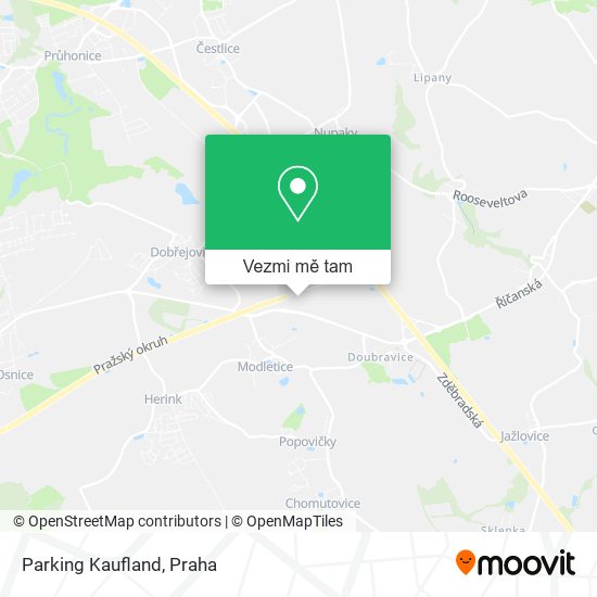 Parking Kaufland mapa