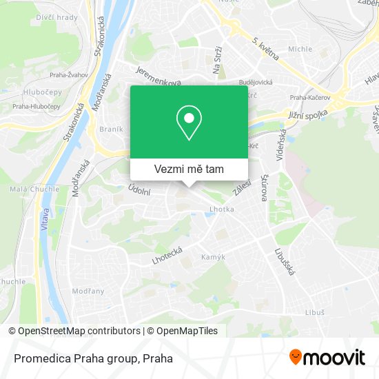 Promedica Praha group mapa