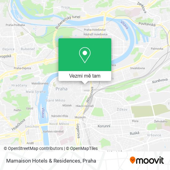 Mamaison Hotels & Residences mapa