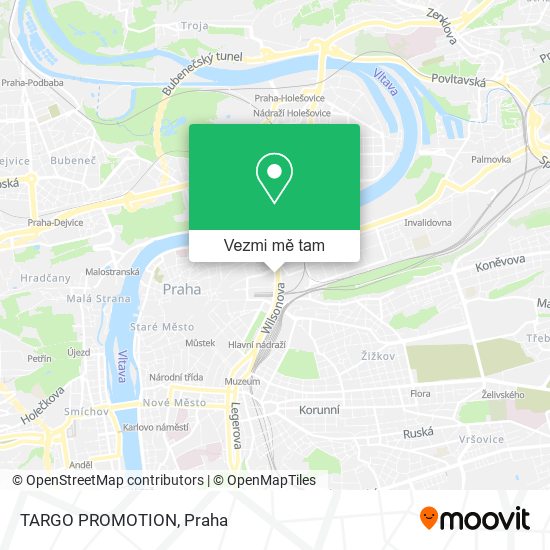 TARGO PROMOTION mapa