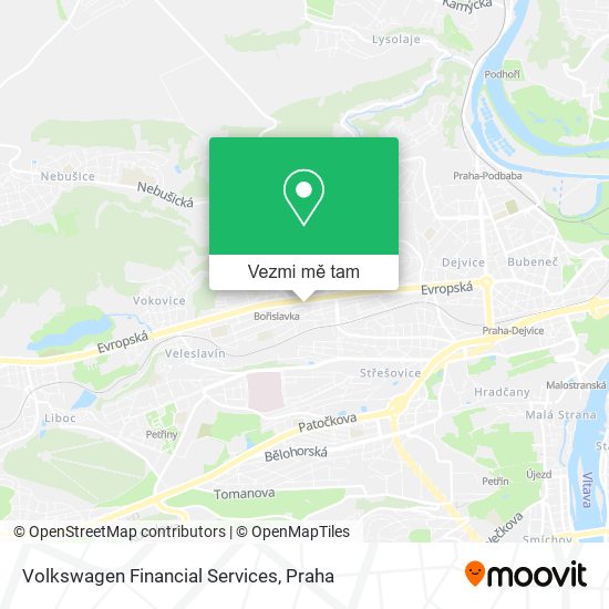 Volkswagen Financial Services mapa