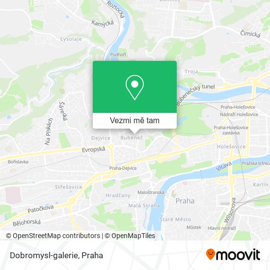 Dobromysl-galerie mapa