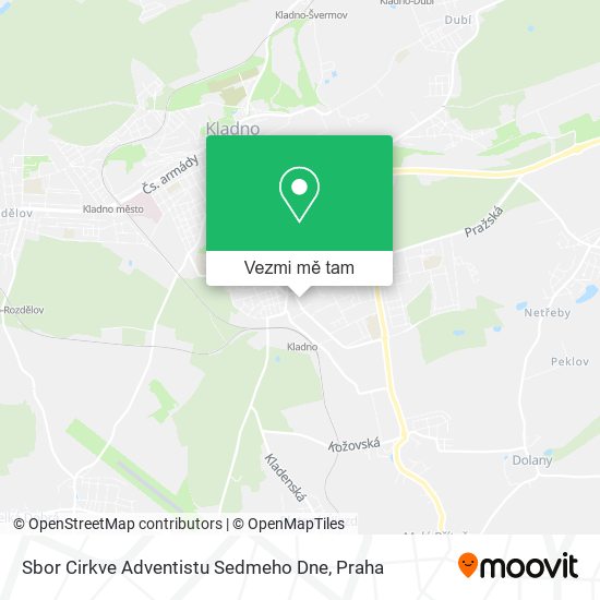 Sbor Cirkve Adventistu Sedmeho Dne mapa