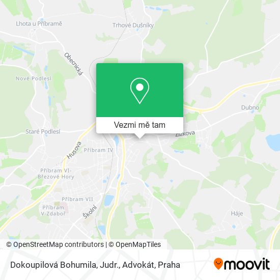 Dokoupilová Bohumila, Judr., Advokát mapa