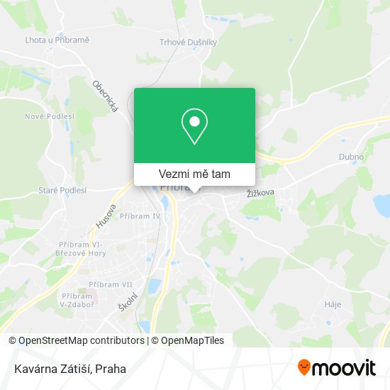 Kavárna Zátiší mapa