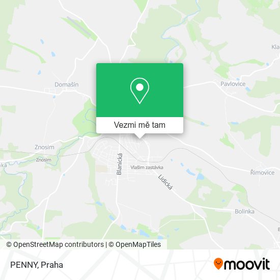 PENNY mapa