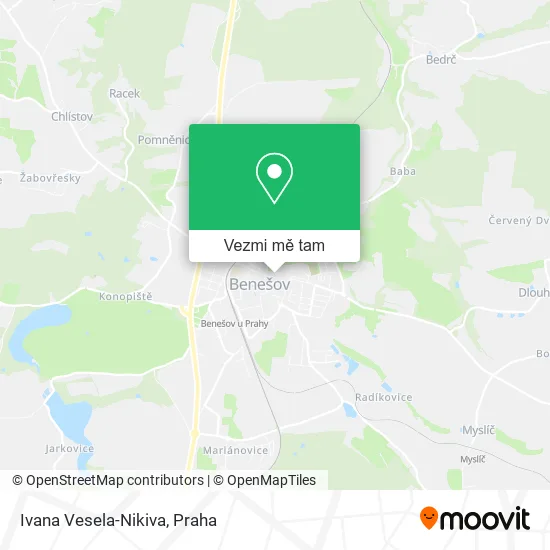 Ivana Vesela-Nikiva mapa