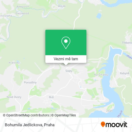 Bohumila Jedlickova mapa