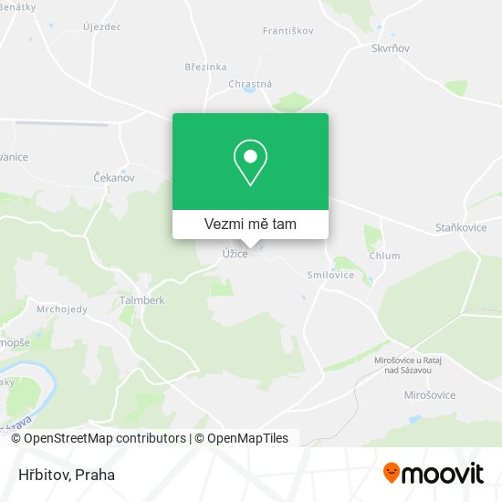 Hřbitov mapa