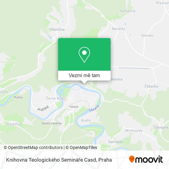 Knihovna Teologického Semináře Casd mapa