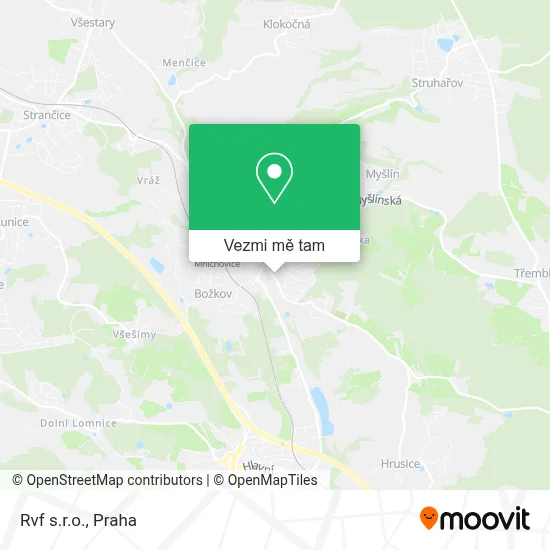 Rvf s.r.o. mapa