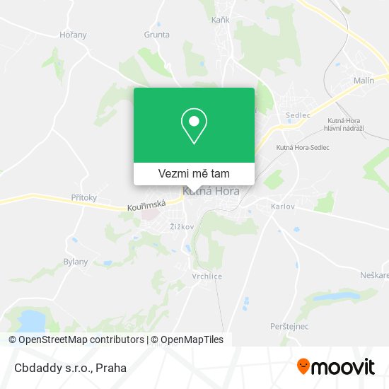 Cbdaddy s.r.o. mapa