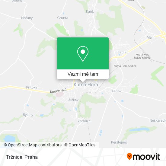 Tržnice mapa