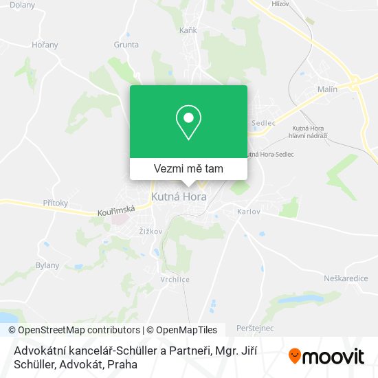 Advokátní kancelář-Schüller a Partneři, Mgr. Jiří Schüller, Advokát mapa