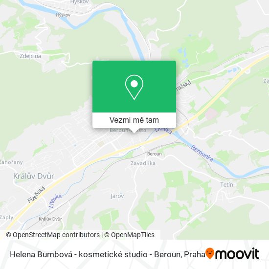 Helena Bumbová - kosmetické studio - Beroun mapa