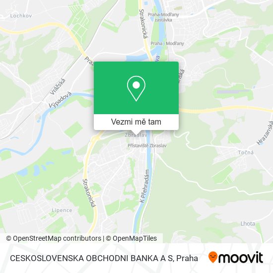 CESKOSLOVENSKA OBCHODNI BANKA A S mapa