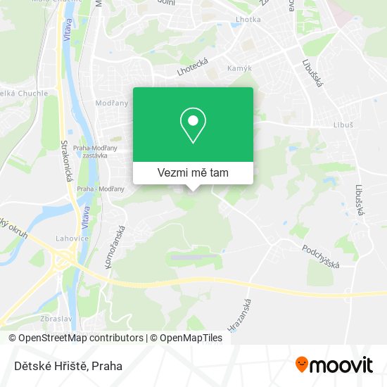 Dětské Hřiště mapa