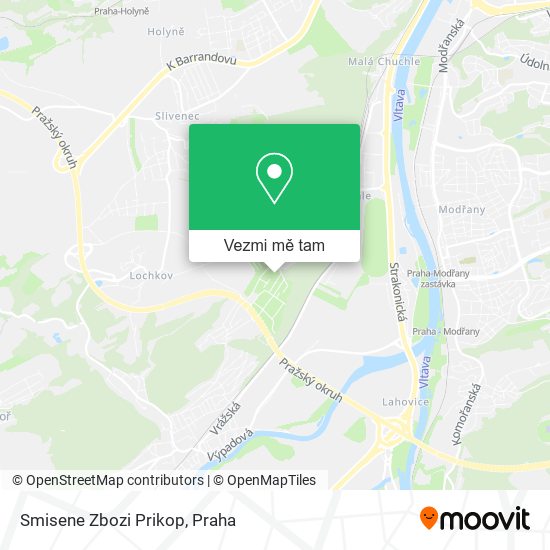 Smisene Zbozi Prikop mapa