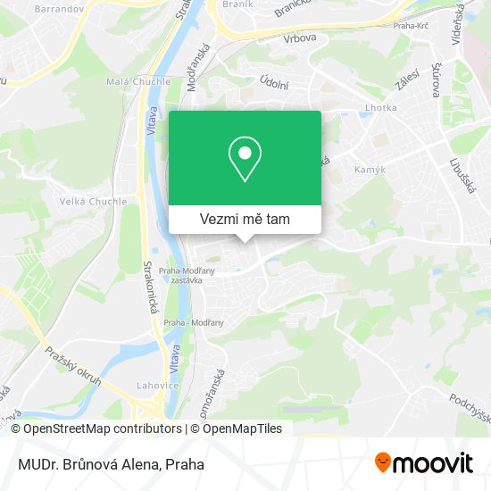 MUDr. Brůnová Alena mapa