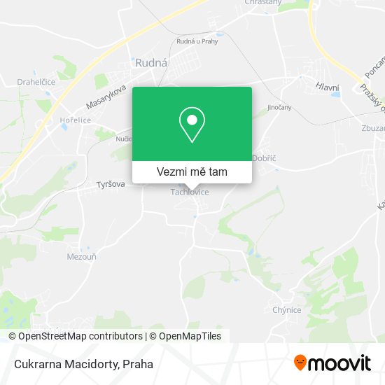 Cukrarna Macidorty mapa