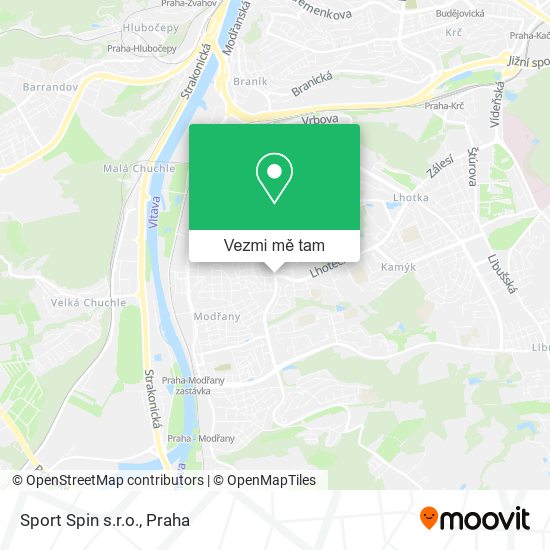 Sport Spin s.r.o. mapa