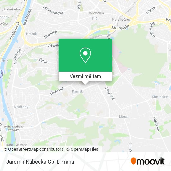 Jaromir Kubecka Gp T mapa