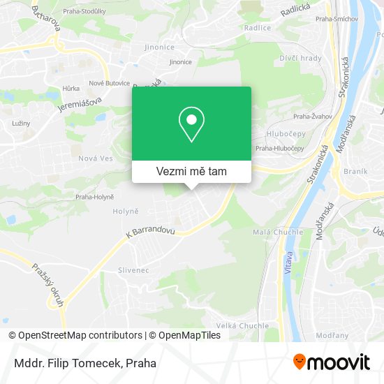 Mddr. Filip Tomecek mapa