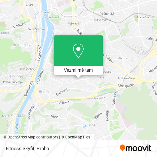 Fitness Skyfit mapa
