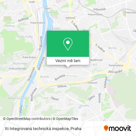 Iti Integrovaná technická inspekce mapa