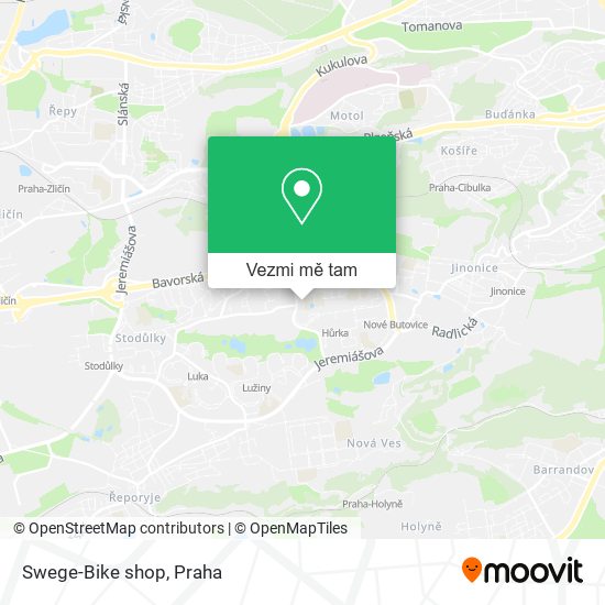 Swege-Bike shop mapa