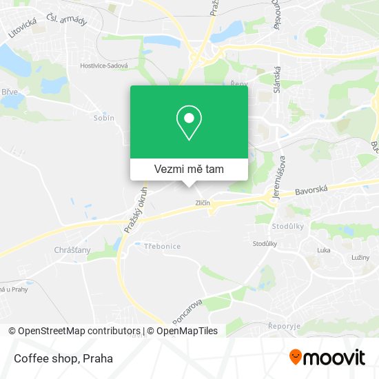 Coffee shop mapa
