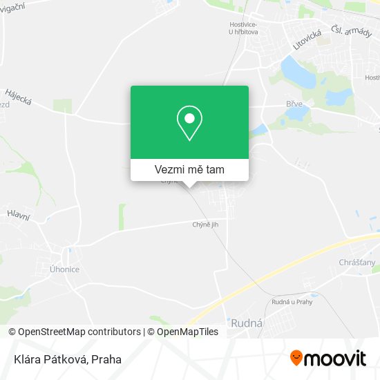 Klára Pátková mapa