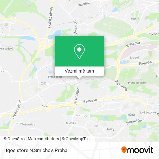 Iqos store N.Smichov mapa