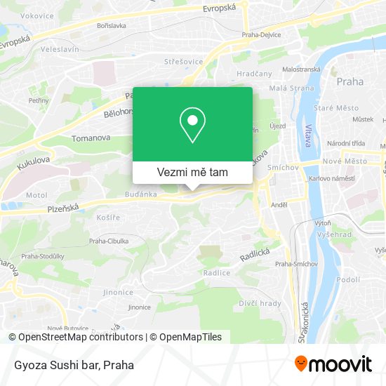 Gyoza Sushi bar mapa