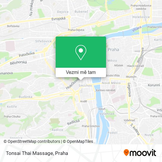 Tonsai Thai Massage mapa