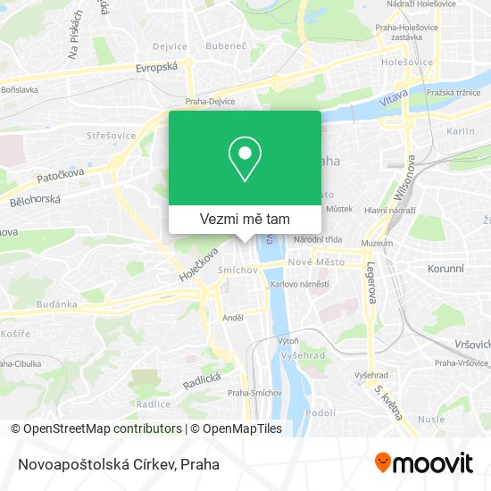 Novoapoštolská Církev mapa