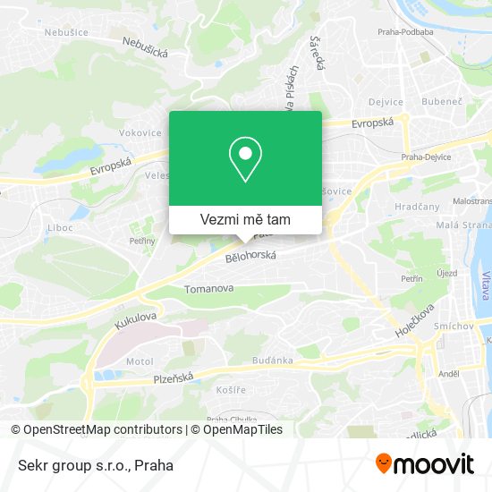 Sekr group s.r.o. mapa