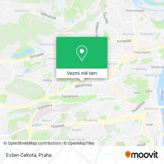 Evžen Cekota mapa