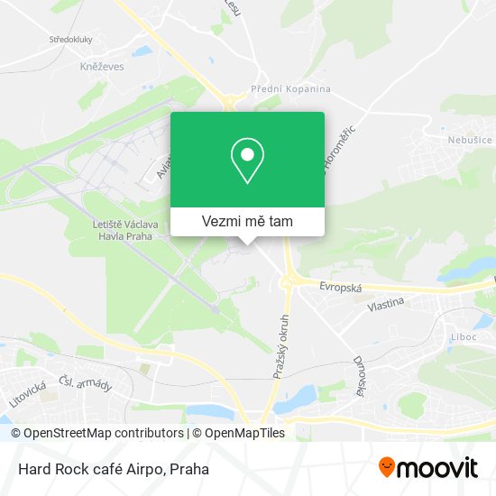 Hard Rock café Airpo mapa
