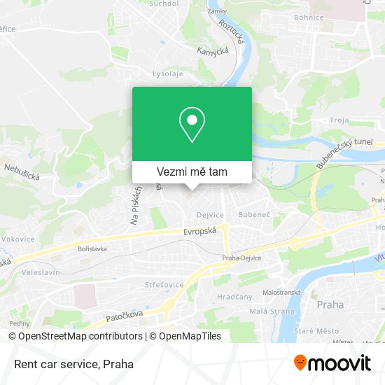 Rent car service mapa