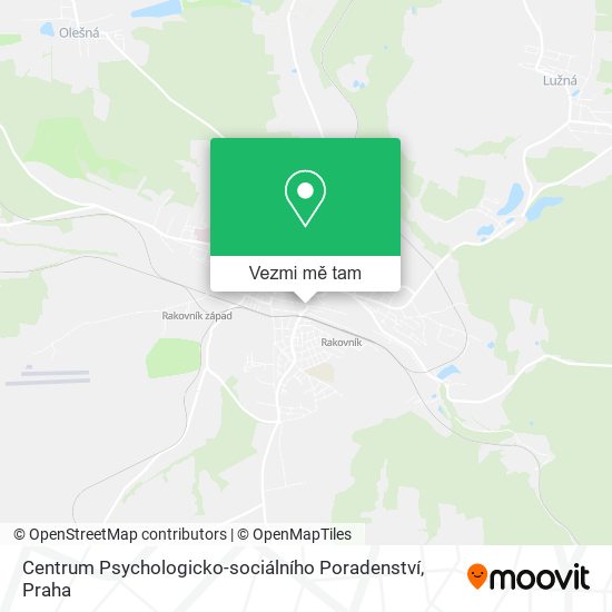 Centrum Psychologicko-sociálního Poradenství mapa