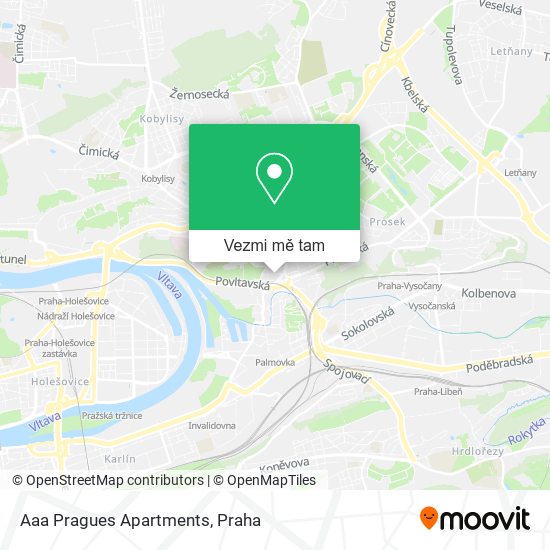 Aaa Pragues Apartments mapa