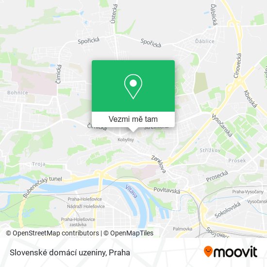 Slovenské domácí uzeniny mapa