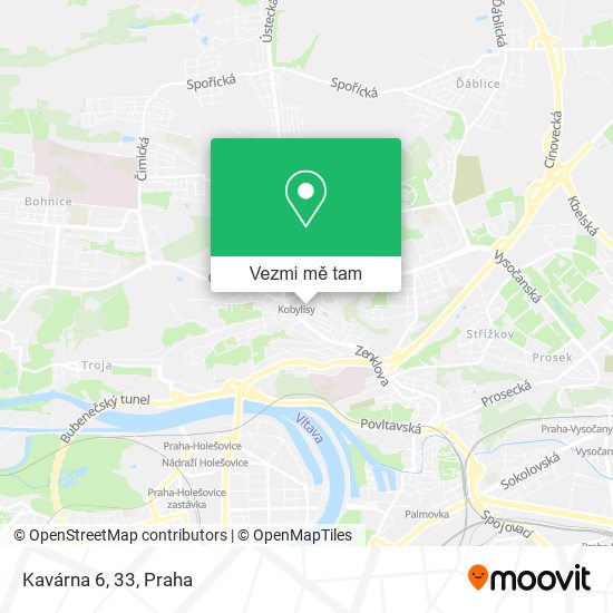 Kavárna 6, 33 mapa
