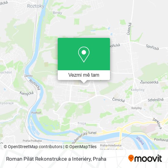 Roman Pilát Rekonstrukce a Interiéry mapa